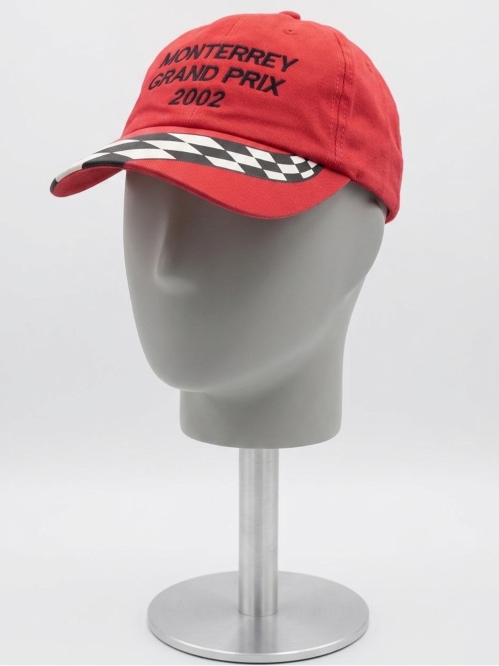Rare Vintage 2002 Monterrey Grand Prix Racing Hat - Red - AJM International